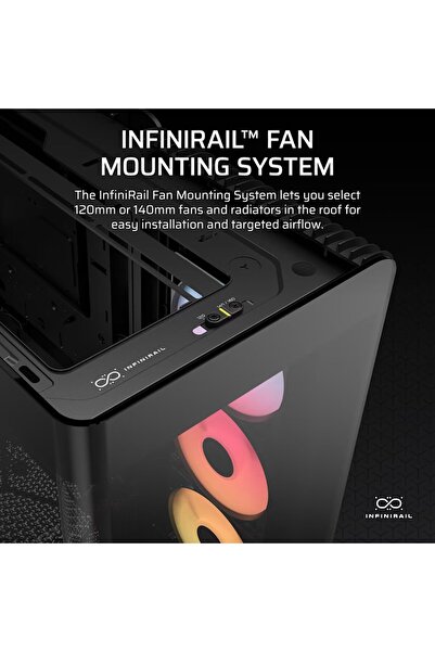 Other Corsair FRAME 4500X RS-R ARGB TG Mid BK Carcasă