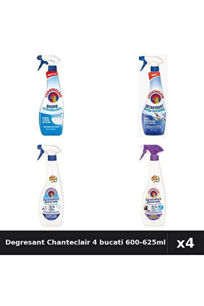 Chanteclair Set 4 Degresant Universal 600-625ml - Bicarbonat, Extra Puternic,...