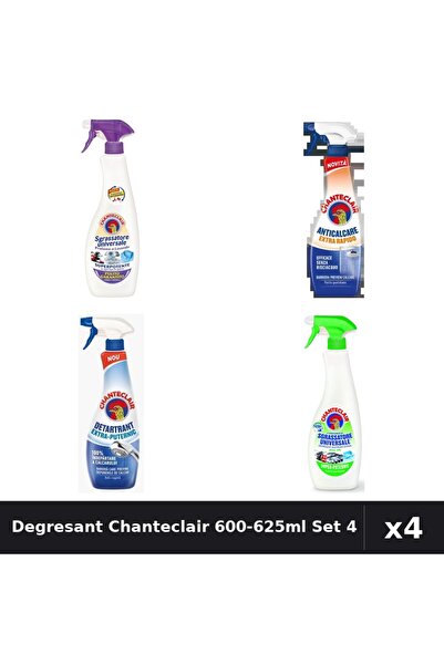 Chanteclair Set 4 Degresant Universal 600-625ml - Mosc Alb, Lămâie, Extra Rap...