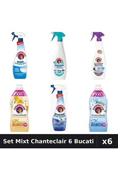 Chanteclair Set 6 Degresant și Balsam Rufe 625ml 600ml 1800ml - Curatenie Com...