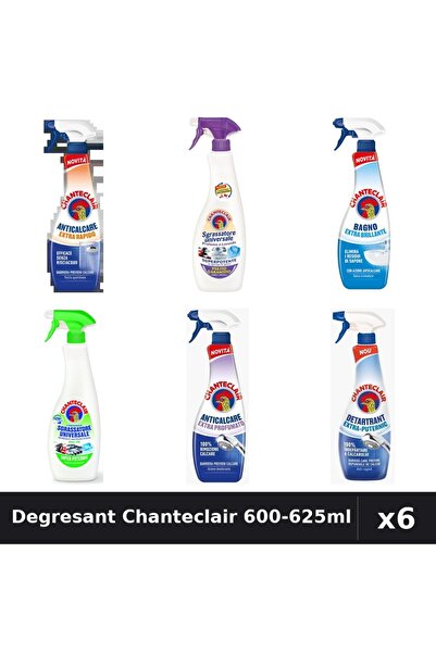 Chanteclair Set 6 Degresant Universal 600-625ml - Extra Parfumat, Rapid, Stra...