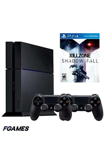 Sony Consola Playstation 4 Ps4 500GB + Două controlere + Killzone Shadow Fall...