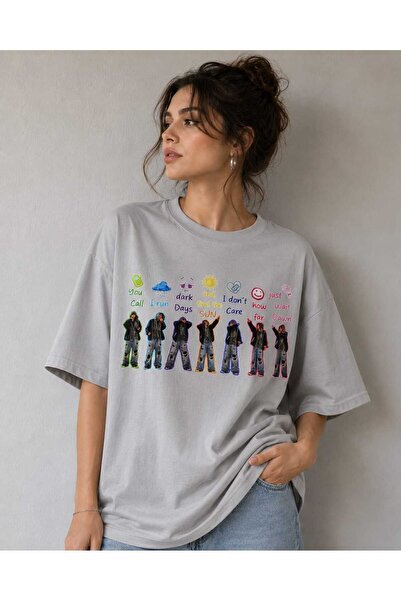 puolikuu Arirang World Tour Bts Printed Oversize Tshirt