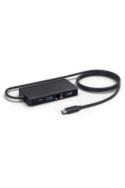 Jabra PanaCast USB-C Σταθμός Σύνδεσης με DisplayPort 4K PD Ethernet Μαύρο