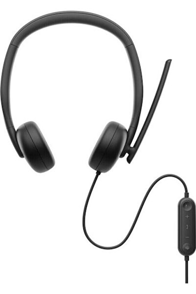 Dell WH3024 Ακουστικά Πολυμέσων Πάνω από το Αυτί με Μικρόφωνο USB-C