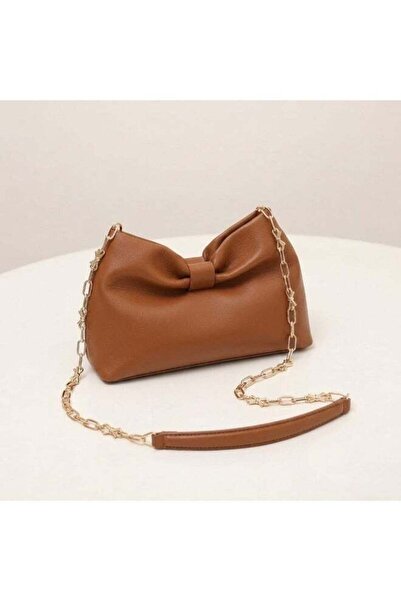 Generic Women’s Elegant Bow-Tie Handbag, Soft Leather-Look Shoulder Bag with ...