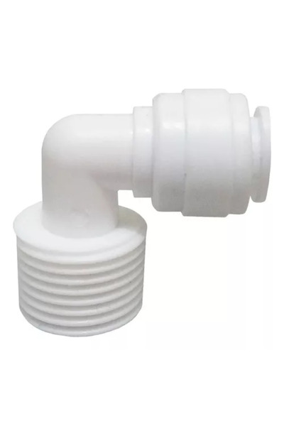 Beta Shoes Ρακόρ Πλαστικό Γωνία 1/2″ Αρσενικό 8×10 (3/8″) σωλ. Κουμπωτό [κωδ....