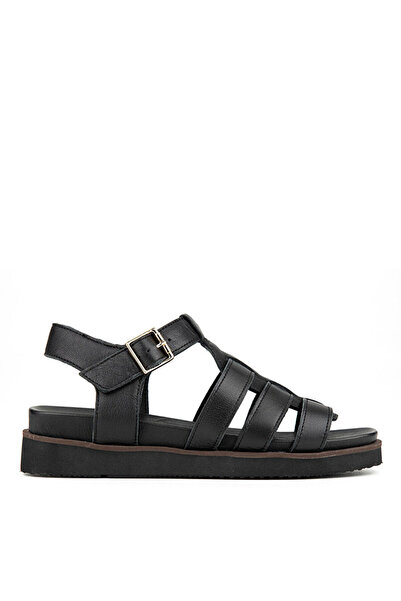 Hush Puppies Siyah Kadın Sandalet Khida