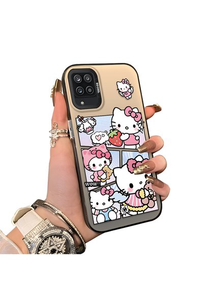 ucuc Samsung Galaxy A12/M12 Compatible Stylish Cartoon Printed Shockproof Case