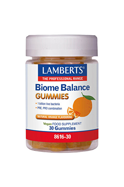Lamberts Biome Balance Ζελεδάκια Πορτοκάλι 30 τεμάχια