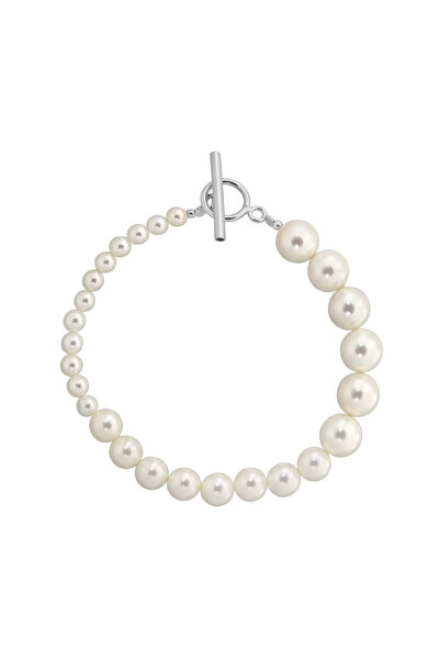 Lisa&Co. Brățară Argint Pearl Gradient Argint placat cu rodiu / Shellpearls