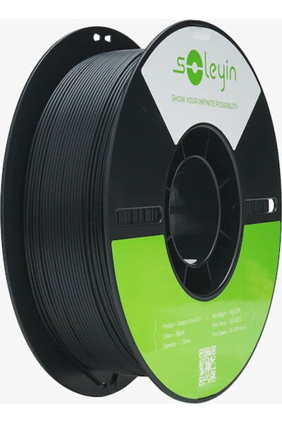 Creality Creality3D Soleyin Ultra PLA Νήμα Εκτυπωτή 3D 1.75mm Μαύρο 1kg 1 τεμ...