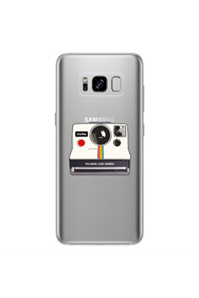Other Samsung S8 Plus Polaroid land camera Transparent Silicone TPU Θήκη
