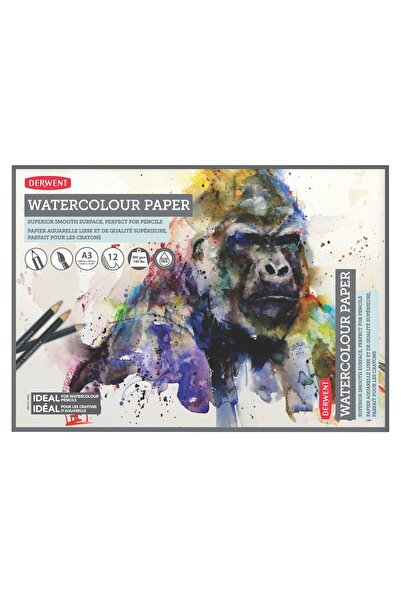 Derwent Drawing Pad A3 300g 12 Sheets Water-Based Professional