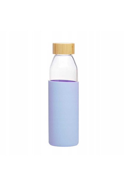 Kamille Glass Bottle for Water and Beverages, 500ml, Purple