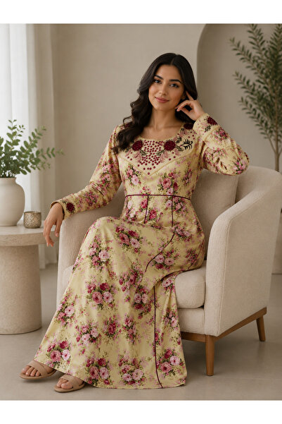ASIAN Anwar Jalabiya Stylish Jalabiya for Women Cotton Jalabiya with Beautifu...