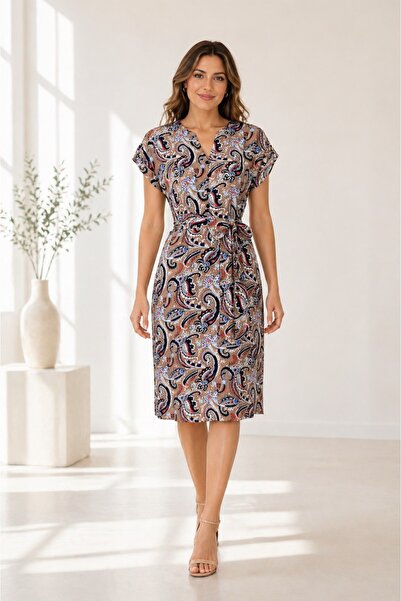 Bad Women's midi dress with Printed - elegance and comfort