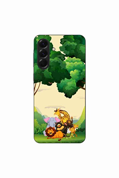 OEM Husa compatibila cu Samsung Galaxy A56 Silicon Gel Tpu Model Jungla cu An...