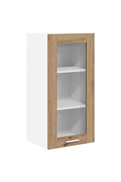 vidaxl Hanging cabinet Oak Artisanal 40 x 31 x 80 cm Composite wood