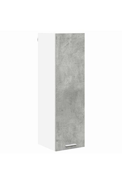 vidaxl Wall cabinet Concrete grey 30 x 31 x 100 cm Composite wood