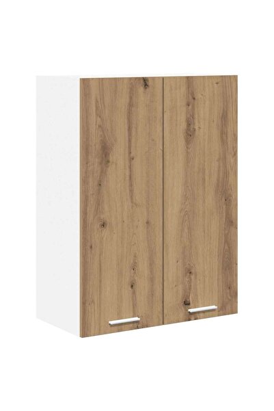 vidaxl Hanging cabinet Oak Artisanal 60 x 31 x 80 cm Composite wood