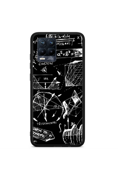 Other Realme 8 i Trigonometry Black Glossy Θήκη