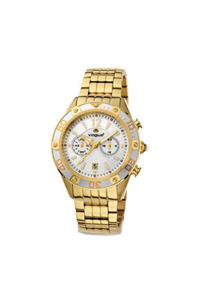 Vogue Ρολόι Γυναικείο Yellow Stainless Steel Chronograph, Vogue, 221751.1
