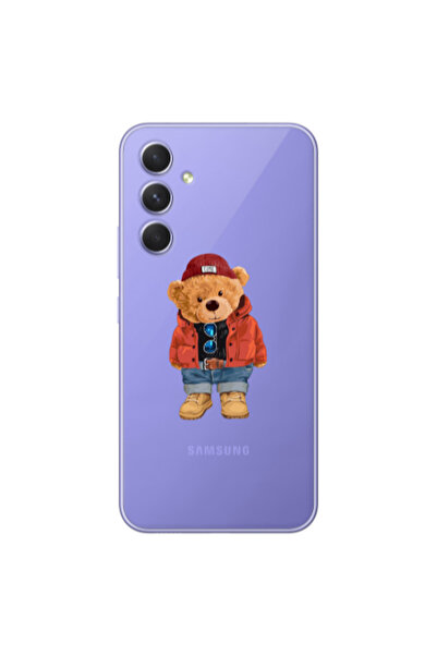 Other Samsung S25 PLUS Bear in a hat Transparent Silicone TPU Θήκη