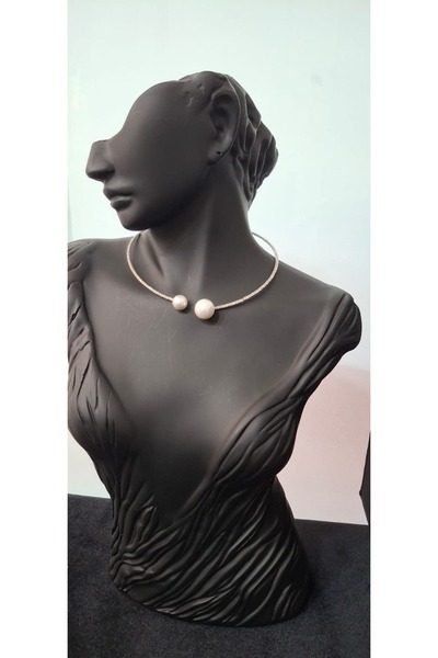 Mf Sıra Taşlı İnci Choker