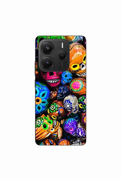 OEM Θήκη συμβατή με Xiaomi Redmi Note 14 5G Σιλικόνης TPU με σχέδιο Πολύχρωμα...