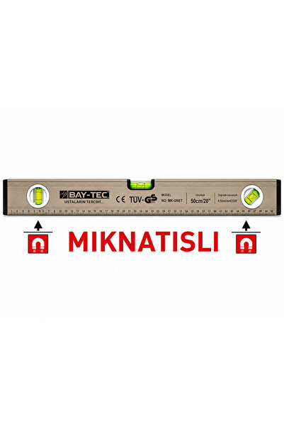 Baytec Mıknatıslı Su Terazisi 60 Cm