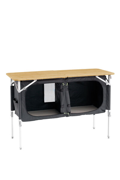 Outwell Padres Double Kitchen Table Gri Portatif Kamp Mutfağı