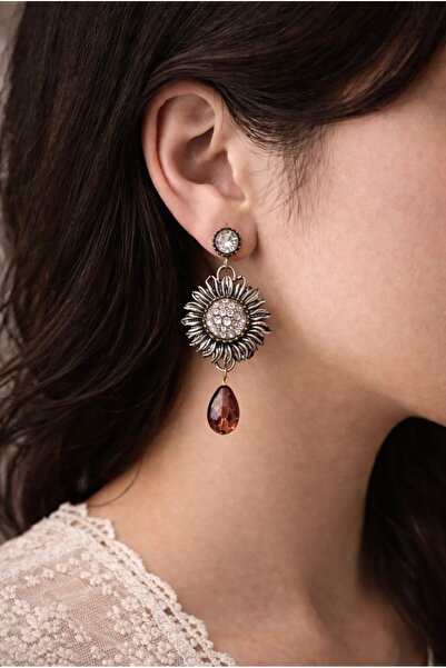 LUMI TAKI-SAAT Brand Model Dangle Stone Earrings