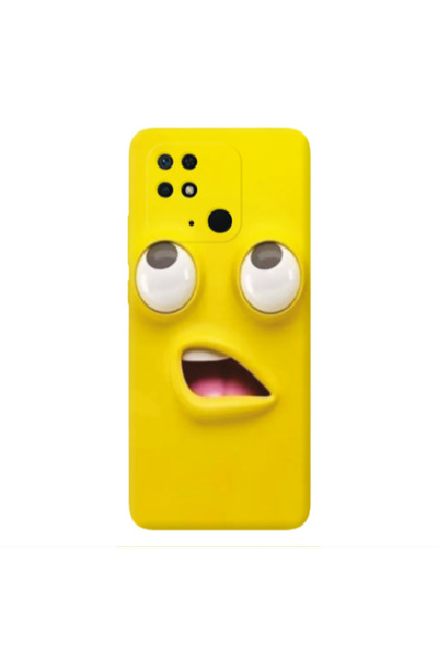Other Xiaomi Redmi 10C Confused face Transparent Silicone TPU Θήκη