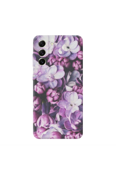Other Samsung S22 Plus Purple Flowers Transparent Silicone TPU Θήκη