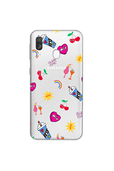 Other Samsung A40 glam time Transparent Silicone TPU Θήκη