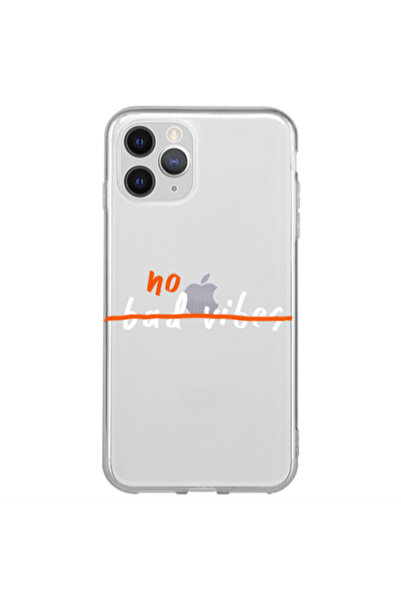 Other Apple iPhone 11 Pro No bad vibes 2 Transparent Silicone TPU Θήκη