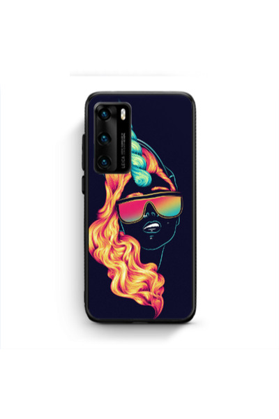 Other Huawei P40 Horn style Black Glossy Θήκη