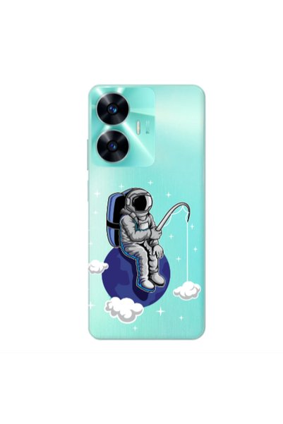 Other Realme C55 Fishing space Transparent Silicone TPU Θήκη