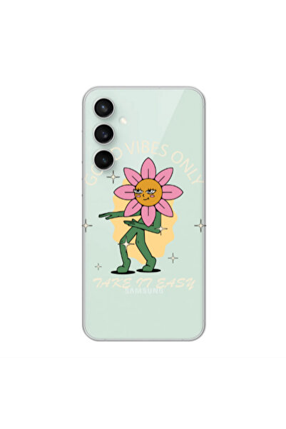 Other Samsung S24 FE Good Vibes Only Transparent Silicone TPU Θήκη