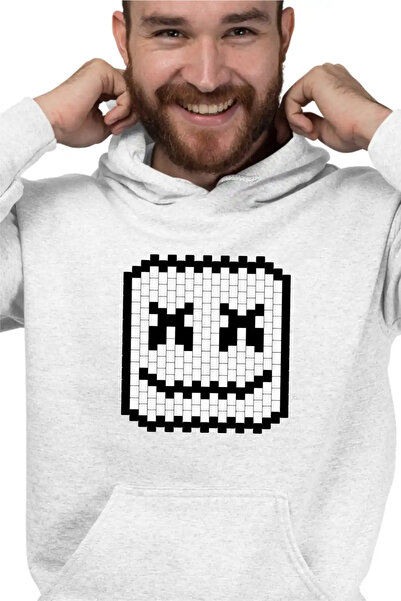 OEM Men's Hoodie Marshmello Pixel Art Minecraft