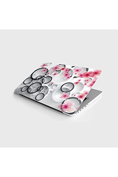 Yıldızan Terra Organik Laptop Notebook Pc Covering Sticker Round Flowers Terr...