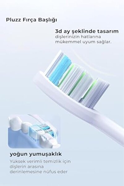 Yıldızan Terra Organik Pluzz Toothbrush Replacement Head 2 Pack Terra Organik...