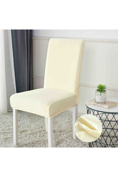 Lenjeria Pufoasa Set 6 huse universale pentru scaun, din catifea