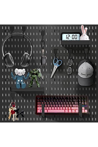 The Bros Pegboard Combination Kit Wall Mount Pegboard Panel Kit, Heavy Duty 4...