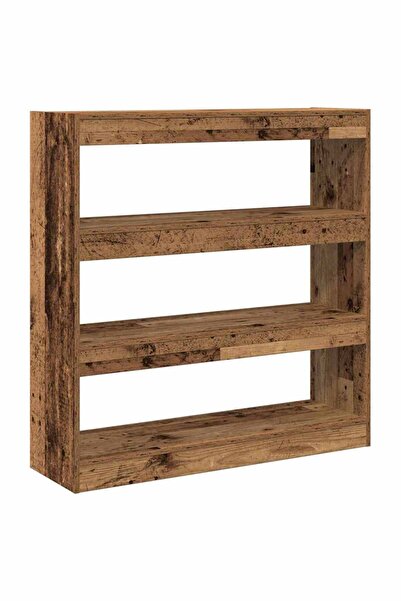 vidaxl Dulap pentru cărți Lemn vechi 100 x 30 x 103 cm Lemn compozit