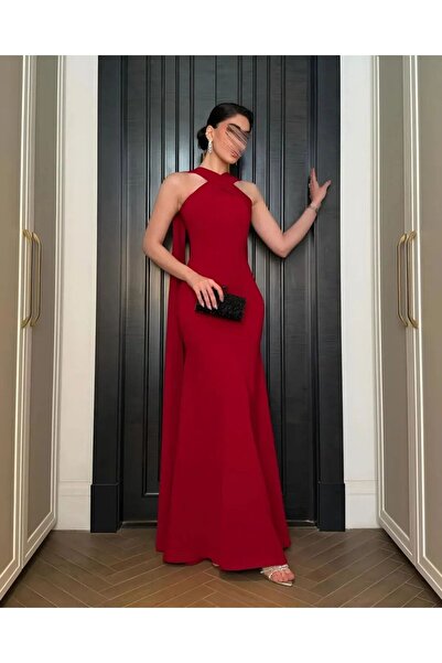 Moda Line فستان احمر انيق