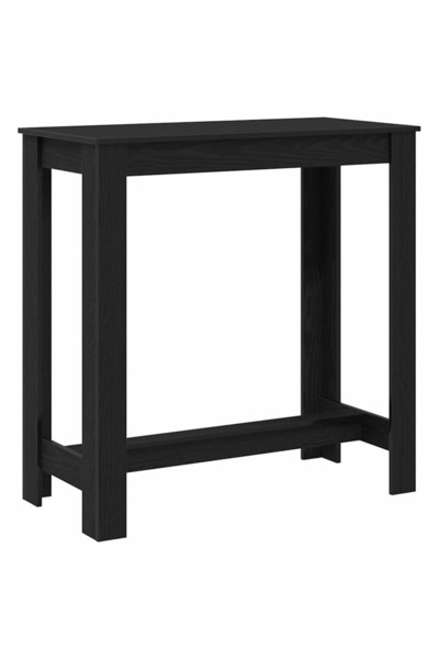 vidaxl Masă de bar Stejar Negru 102 x 50 x 103.5 cm Lemn compozit