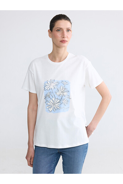 LC Waikiki Printed 100% Cotton Women's T-Shirt