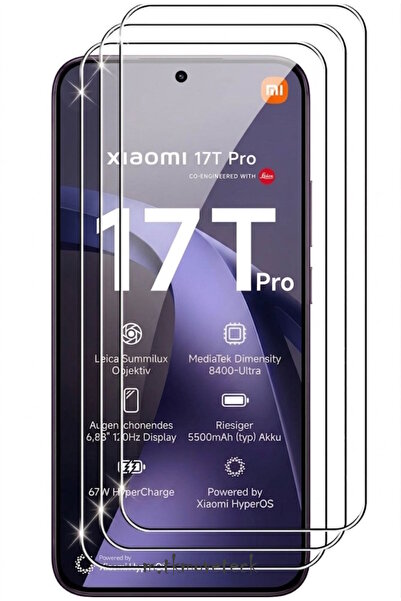 m.tk moveteck واقي شاشة متوافق مع هاتف Xiaomi Mi 17T Pro، زجاج مقاوم للكسر 9H...